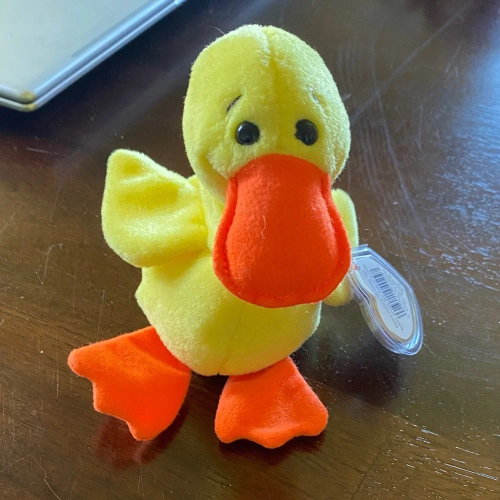 Collectible P.V.C Beanie Baby- Quackers